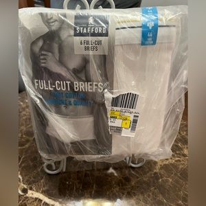 Stafford- (6) Men’s Full-Cut Briefs